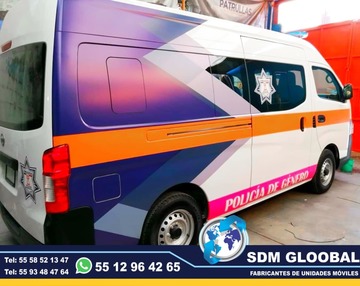 Conversion, Equipamiento de Moto Patrullas, Fabricacion y Venta de Luces Accesorios y Equipo SDM Global Mexico somos una empresa líder en el Equipamiento de MotoPatrullas asi como de unidades moviles de rescate, salvamento, proximidad, primer respodiente, equipo tactito, anti motin, fuerzas especiales, semi remolques con personal altamente capasitado para su fabricacion, Roll bar, Tumbaburros, Burrera, Banca central, Defensa trasera, Lona, Rotulacion, Pintura, Torreta de leds, sirena, bocina, codigos, estrobos, luces, etc. somos fabricantes.El término auto o moto Patrulla es utilizado para Patrullar un área concreta asignada. Su función primaria es servir de apoyo a los oficiales de Policía en sus tareas diarias como rondines y traslado de delincuentes. somos fabricantes de unidades moviles especiales.Somos una Empresa Mexicana líder en el Mercado con años de experiencia, especialistas en el Equipamiento de Patrullas Equipadas Cajas y Remolques Unidades Moviles Especiales de Seguridad, Rescate, Salvamento, Salud, Comunicacion, Higine, etc.,Somos fabribricantes directos, distribuidores en todo Mexico, comunicate y te atenderemos personalmente. Conversion, Equipamiento de Moto Patrullas, Fabricacion y Venta de Luces Accesorios y Equipo SDM Global Mexico somos una empresa líder en el Equipamiento de MotoPatrullas asi como de unidades moviles de rescate, salvamento, proximidad, primer respodiente, equipo tactito, anti motin, fuerzas especiales, semi remolques con personal altamente capasitado para su fabricacion, Roll bar, Tumbaburros, Burrera, Banca central, Defensa trasera, Lona, Rotulacion, Pintura, Torreta de leds, sirena, bocina, codigos, estrobos, luces, etc. somos fabricantes.El término auto o moto Patrulla es utilizado para Patrullar un área concreta asignada. Su función primaria es servir de apoyo a los oficiales de Policía en sus tareas diarias como rondines y traslado de delincuentes. somos fabricantes de unidades moviles especiales.Somos una Empresa Mexicana líder en el Mercado con años de experiencia, especialistas en el Equipamiento de Patrullas Equipadas Cajas y Remolques Unidades Moviles Especiales de Seguridad, Rescate, Salvamento, Salud, Comunicacion, Higine, etc.,Somos fabribricantes directos, distribuidores en todo Mexico, comunicate y te atenderemos personalmente.