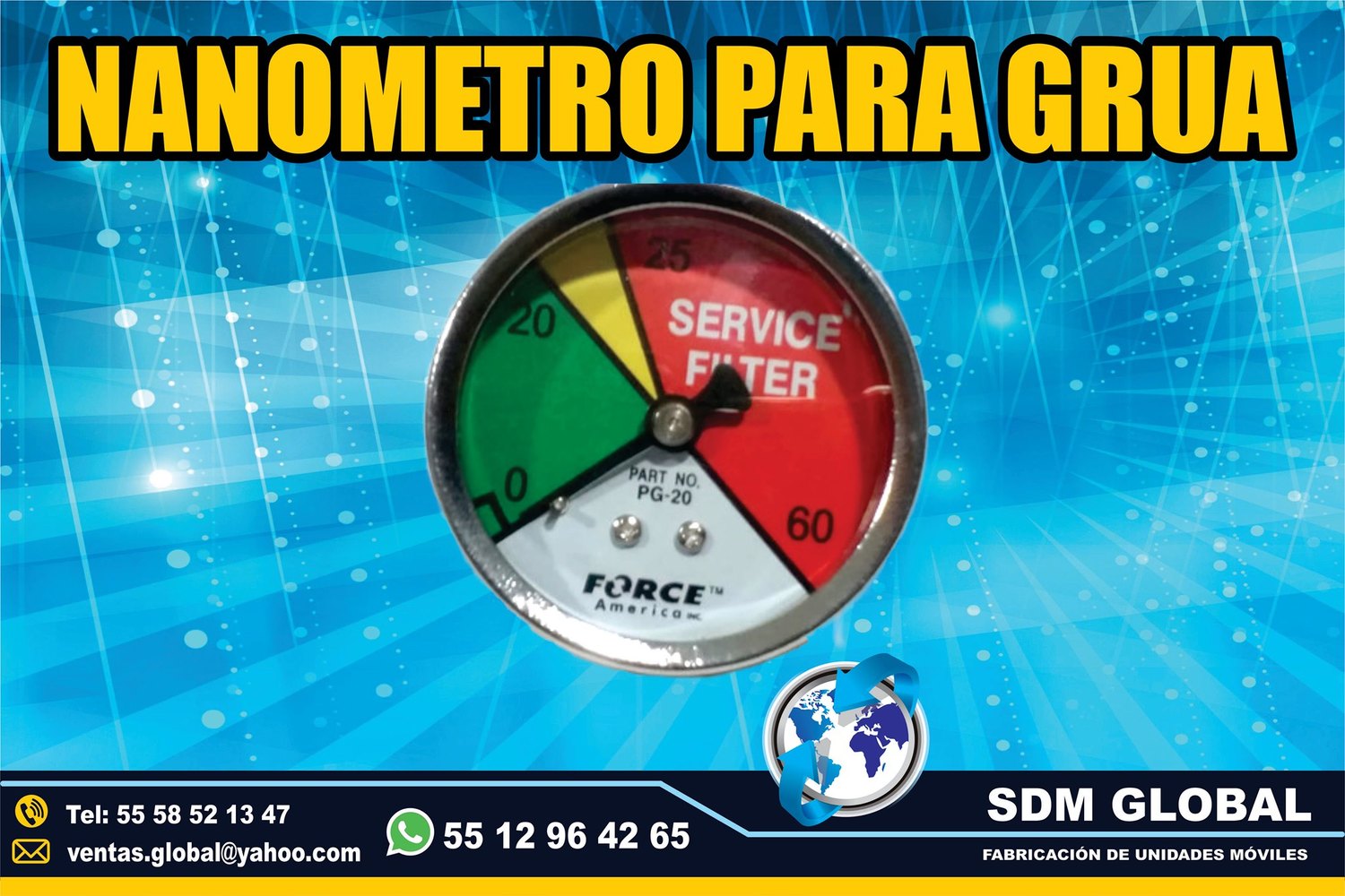VENTA DE NANOMETRO para gruas           <br>