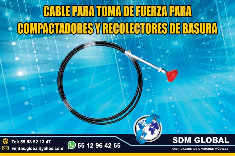 Venta de Cabler para toma para compactadores recolectores de basura           <br>
