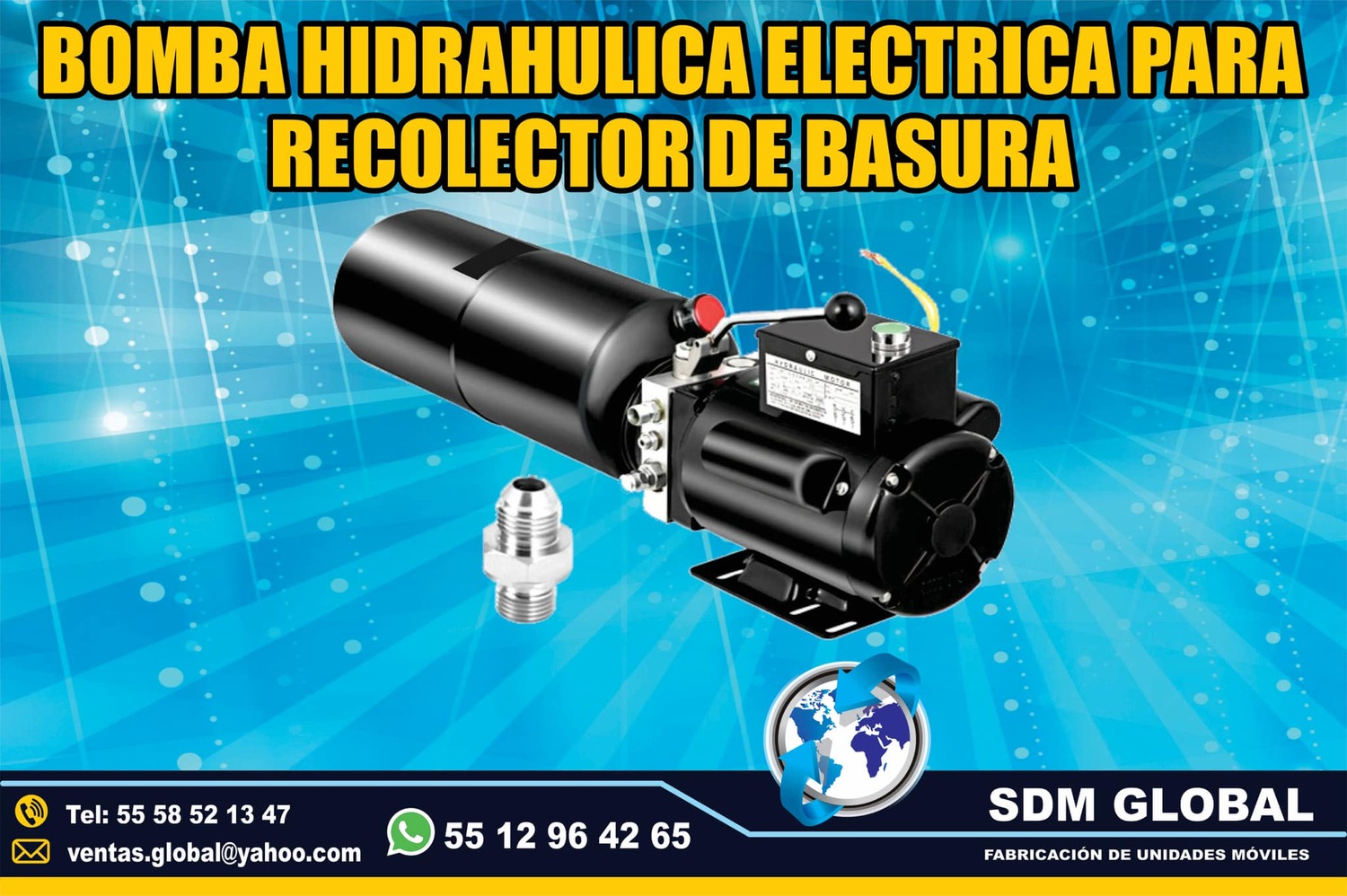 Bomba electrica para Rampas Hidrahulicas           <br>