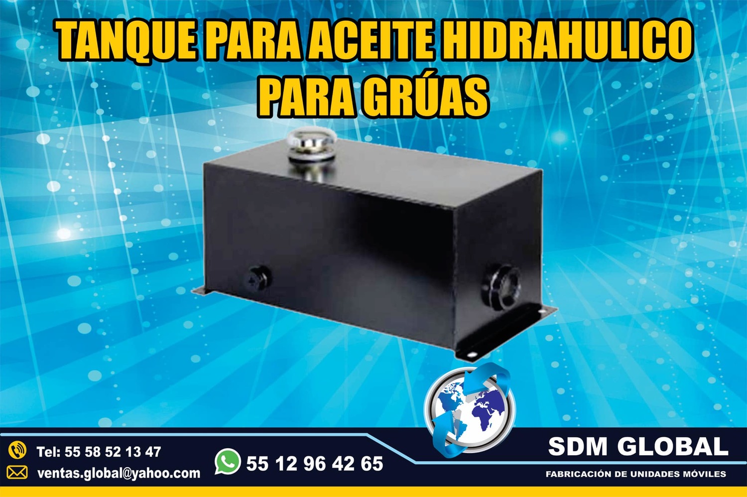 Tanque de aceite para Rampas Hidrahulicas           <br>