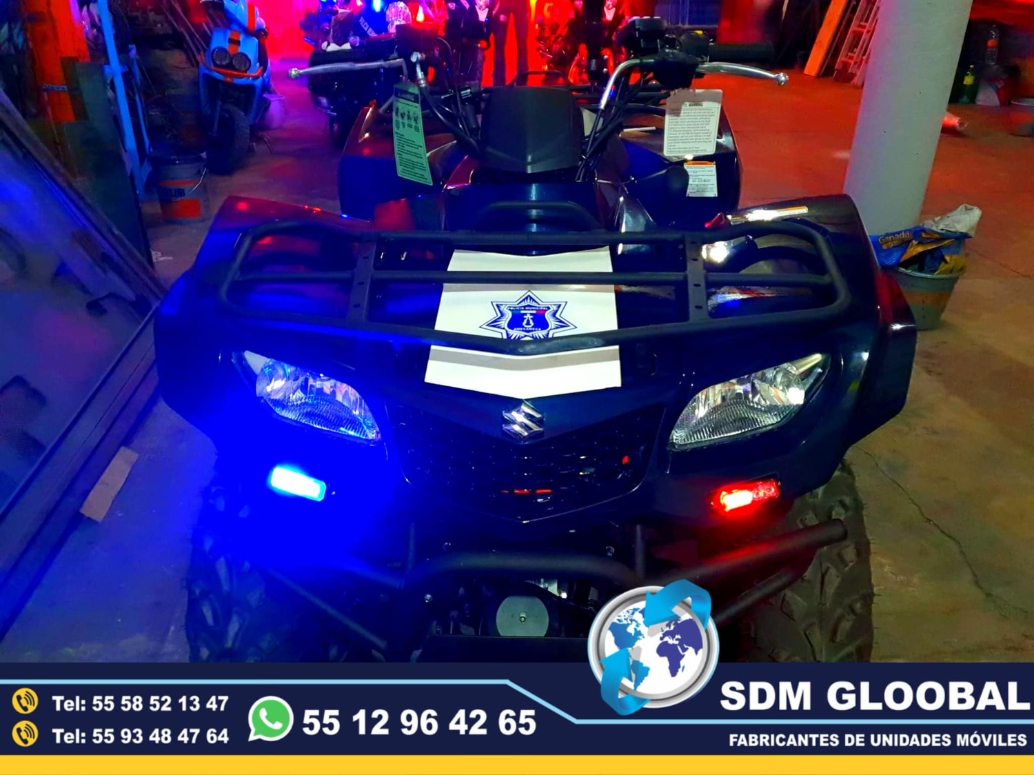 Venta Fabricacion Conversion y Equipamiento de MotoPatrullas cuatrimotos bicicletas  <br>