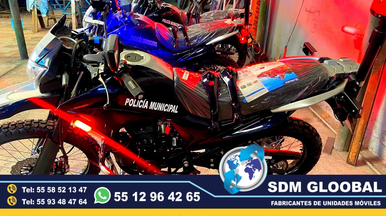 Venta Fabricacion Conversion y Equipamiento de MotoPatrullas cuatrimotos bicicletas  <br>