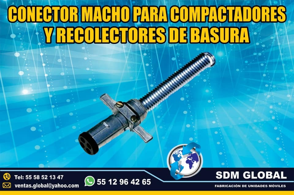 Venta de Conector macho para compactadores recolectores de basura           <br>