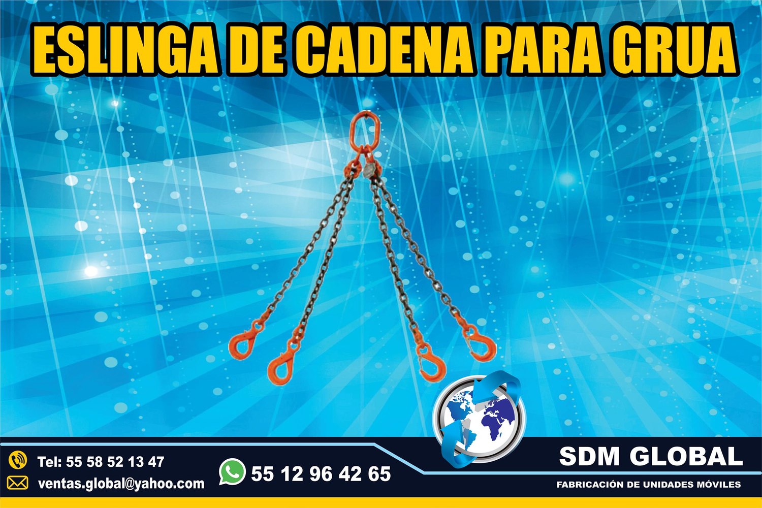 VENTA DE CADENAS DE AMARRE para gruas        <br>
