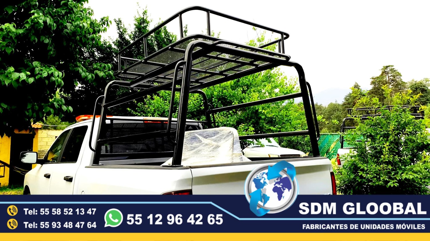 Fabricacion de Roll Bar tipo comando para patrullas pick up