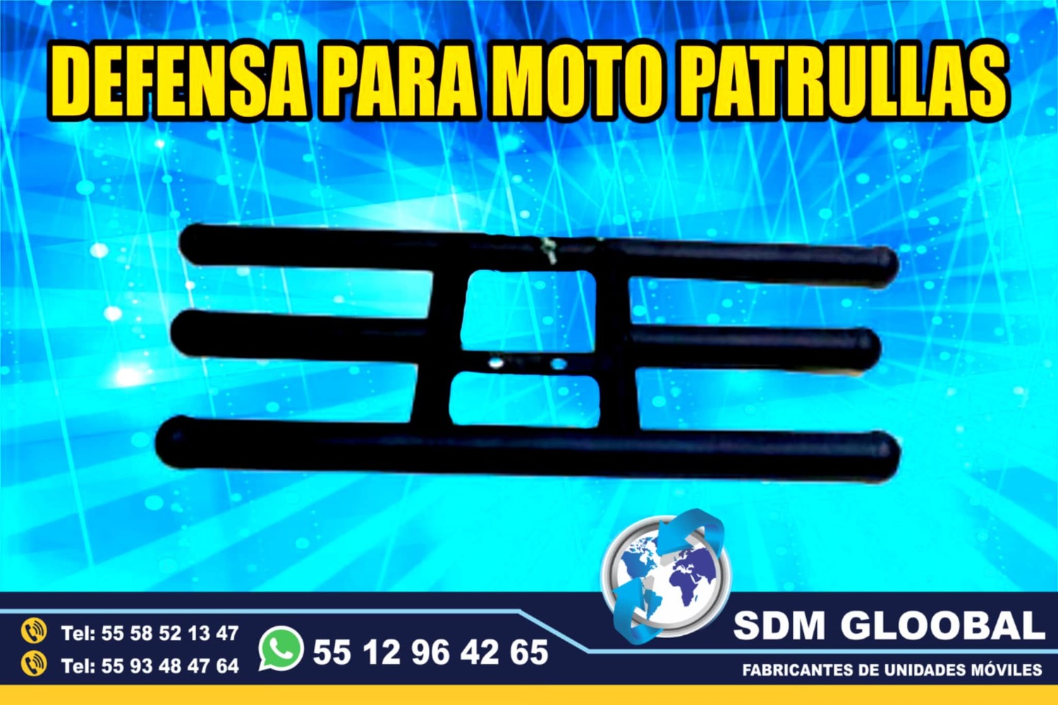 Fabrica y venta de Tumbaburros burrera para Motopatrullas
