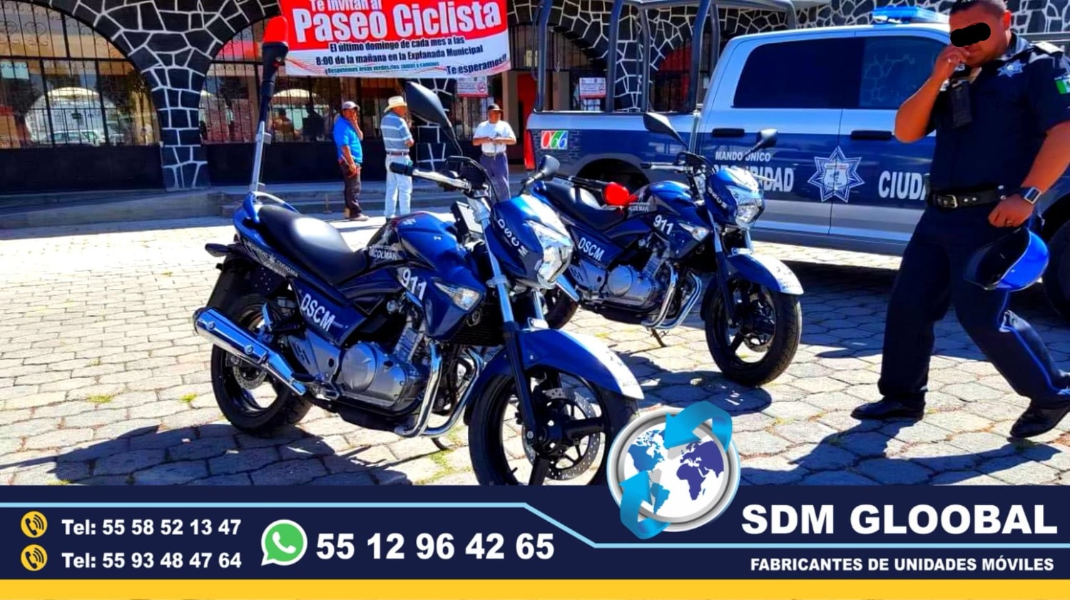 Venta Fabricacion Conversion y Equipamiento de MotoPatrullas cuatrimotos bicicletas  <br>