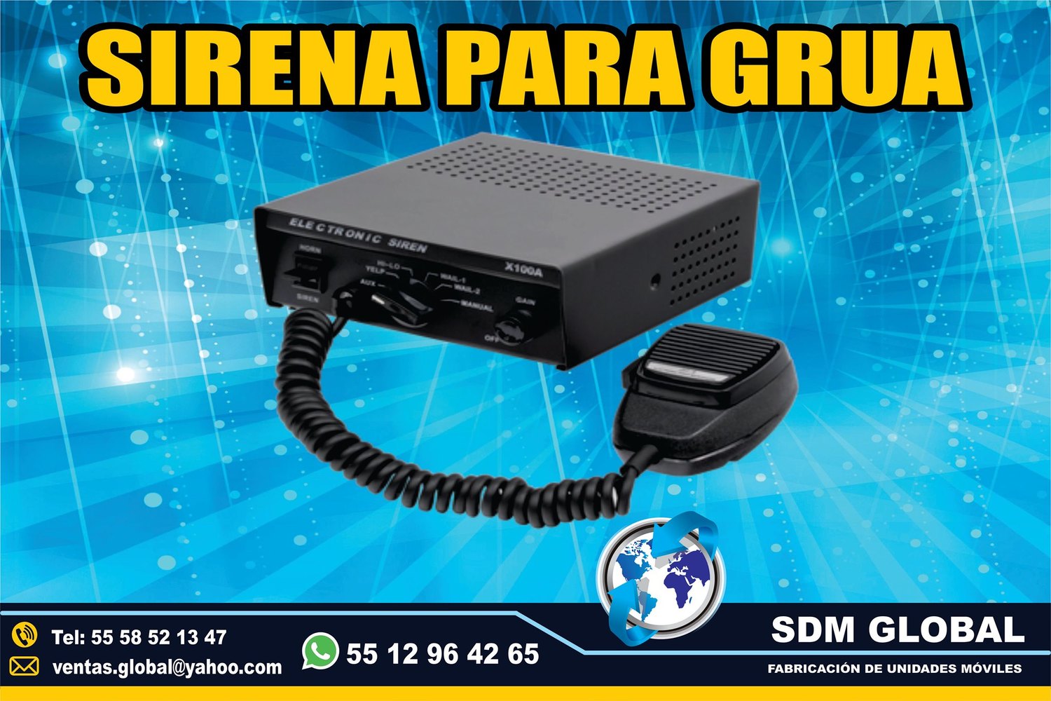 VENTA DE SIRENA MARCA Epcom System para gruas           <br>