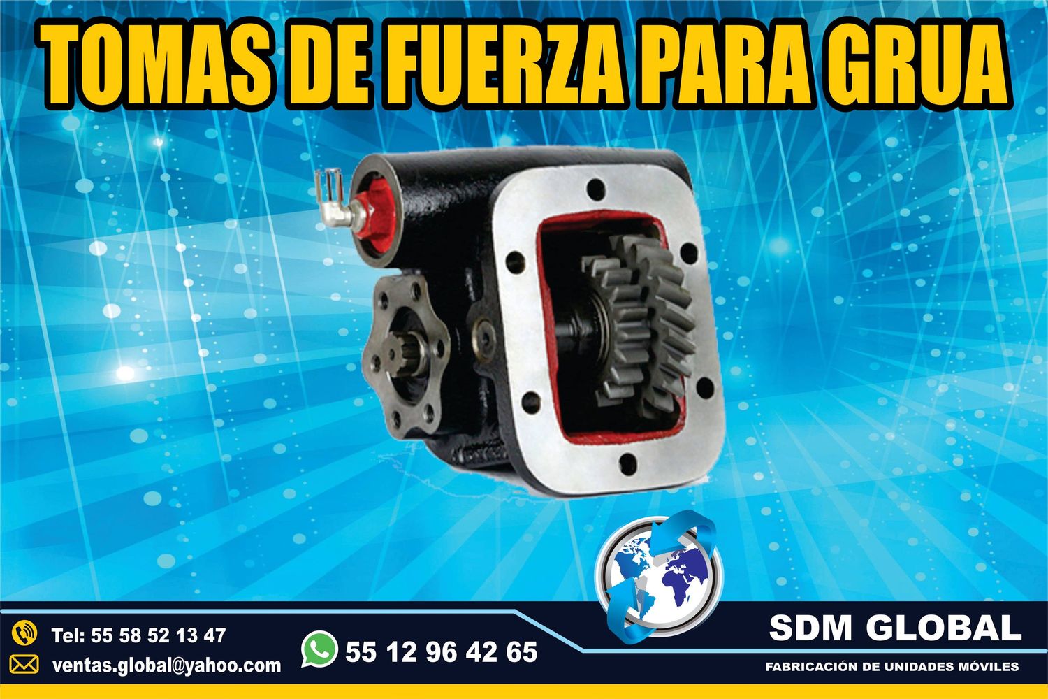 VENTA DE TOMA DE FUERZA para gruas           <br>