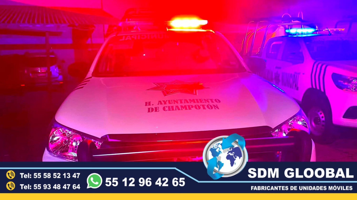 Instalacion de equipo, luces y comunicacion para patrulas