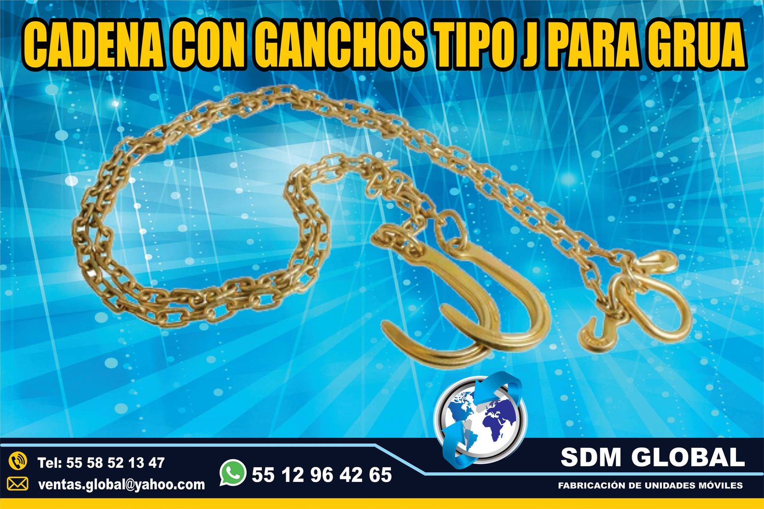 VENTA DE CADENAS DE AMARRE para gruas        <br>