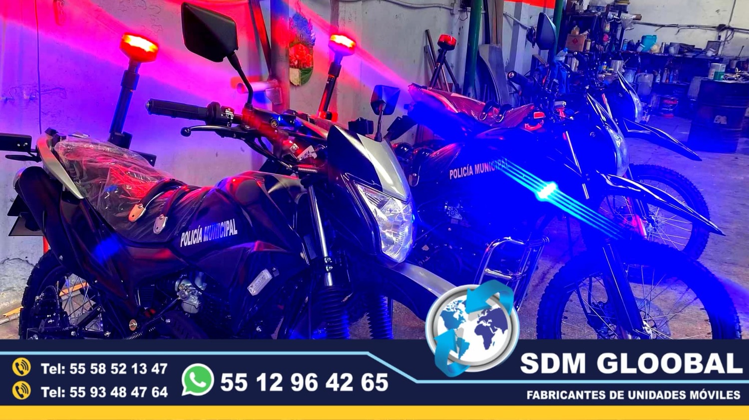 Venta Fabricacion Conversion y Equipamiento de MotoPatrullas cuatrimotos bicicletas  <br>