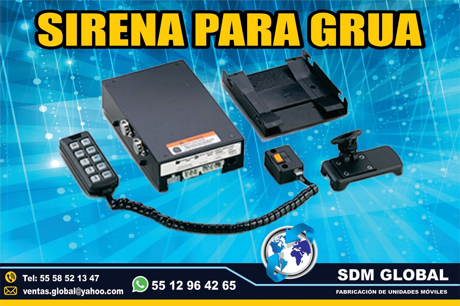 VENTA DE SIRENA Federal Signal para gruas           <br>