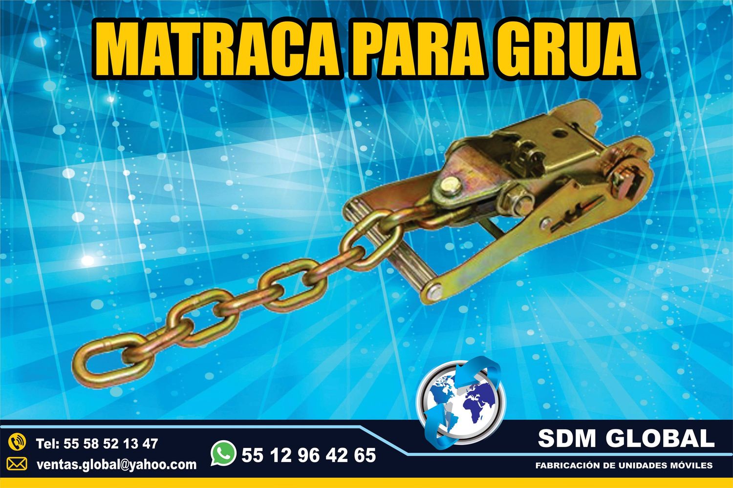VENTA DE MATRACAS DE AMARRE para gruas     <br>