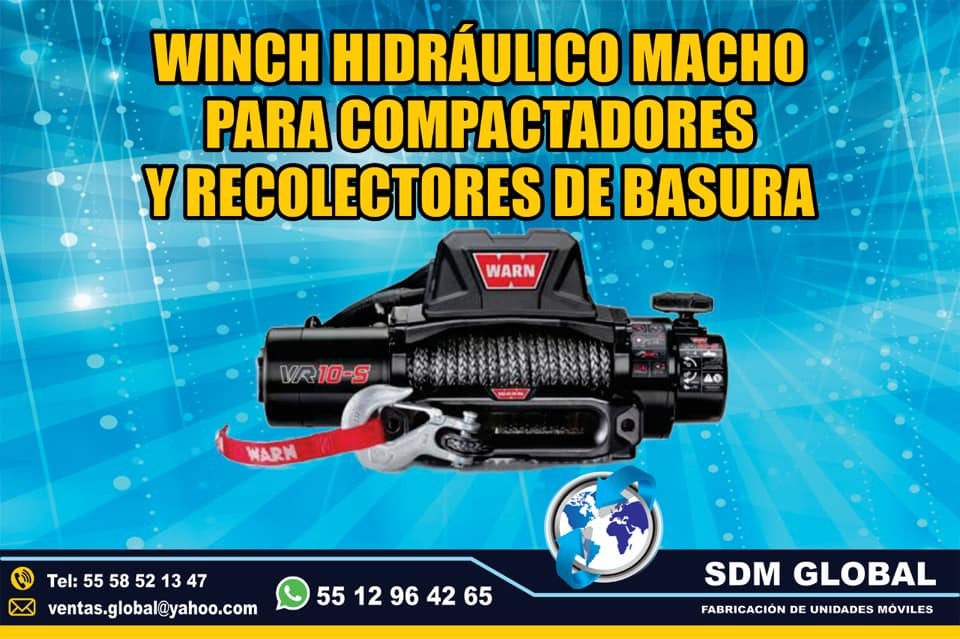 Venta de Winch Hidrahulico para compactadores recolectores de basura           <br>