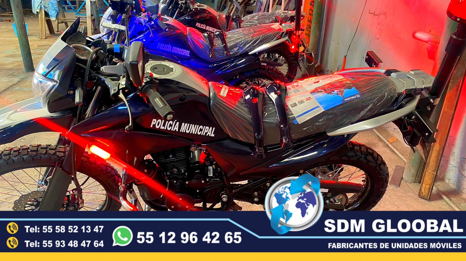 Fabricantes de MotoPatrullas Conversion Equipamiento Venta