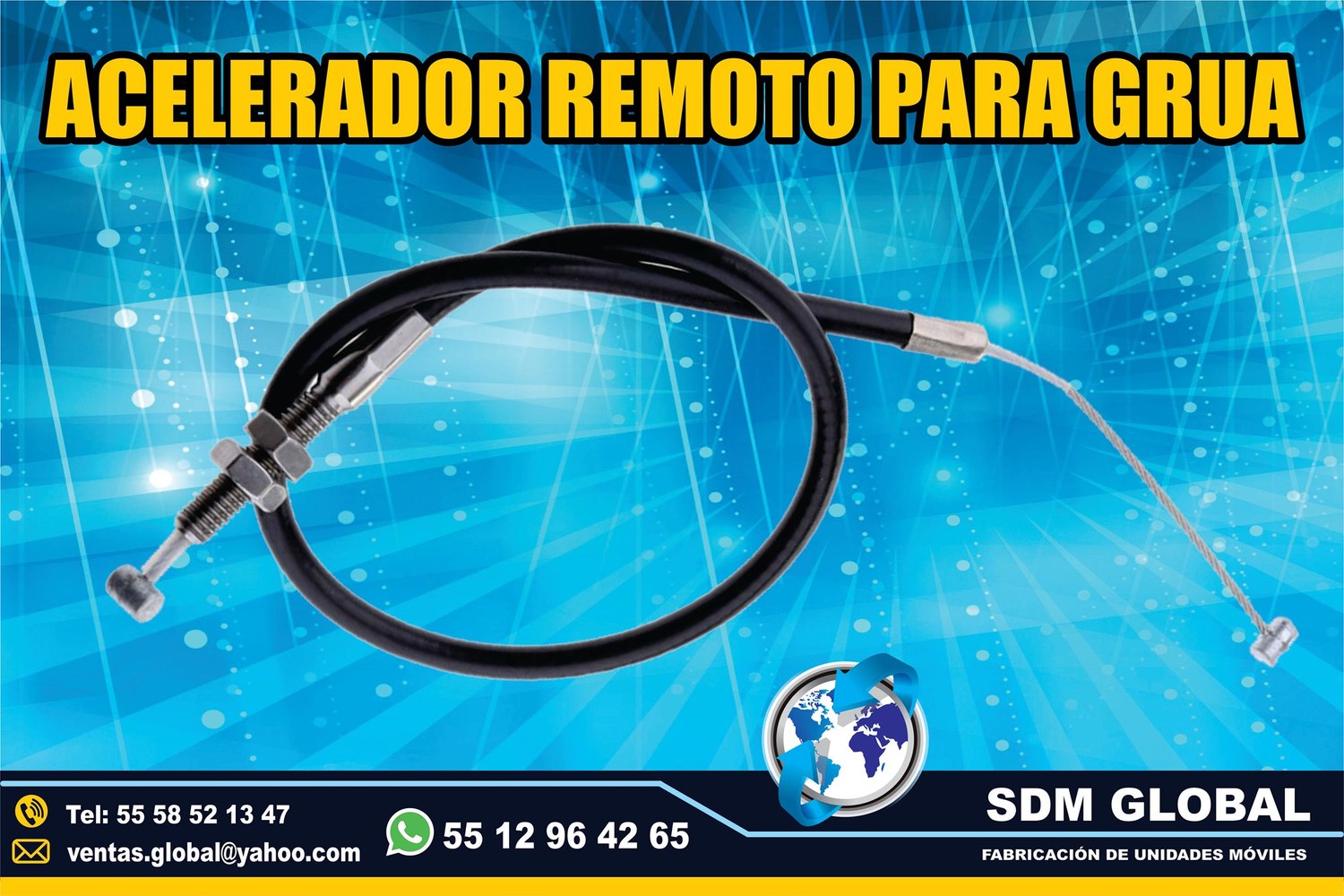VENTA DE ACELERADOR REMOTO PARA GRUAS           <br>