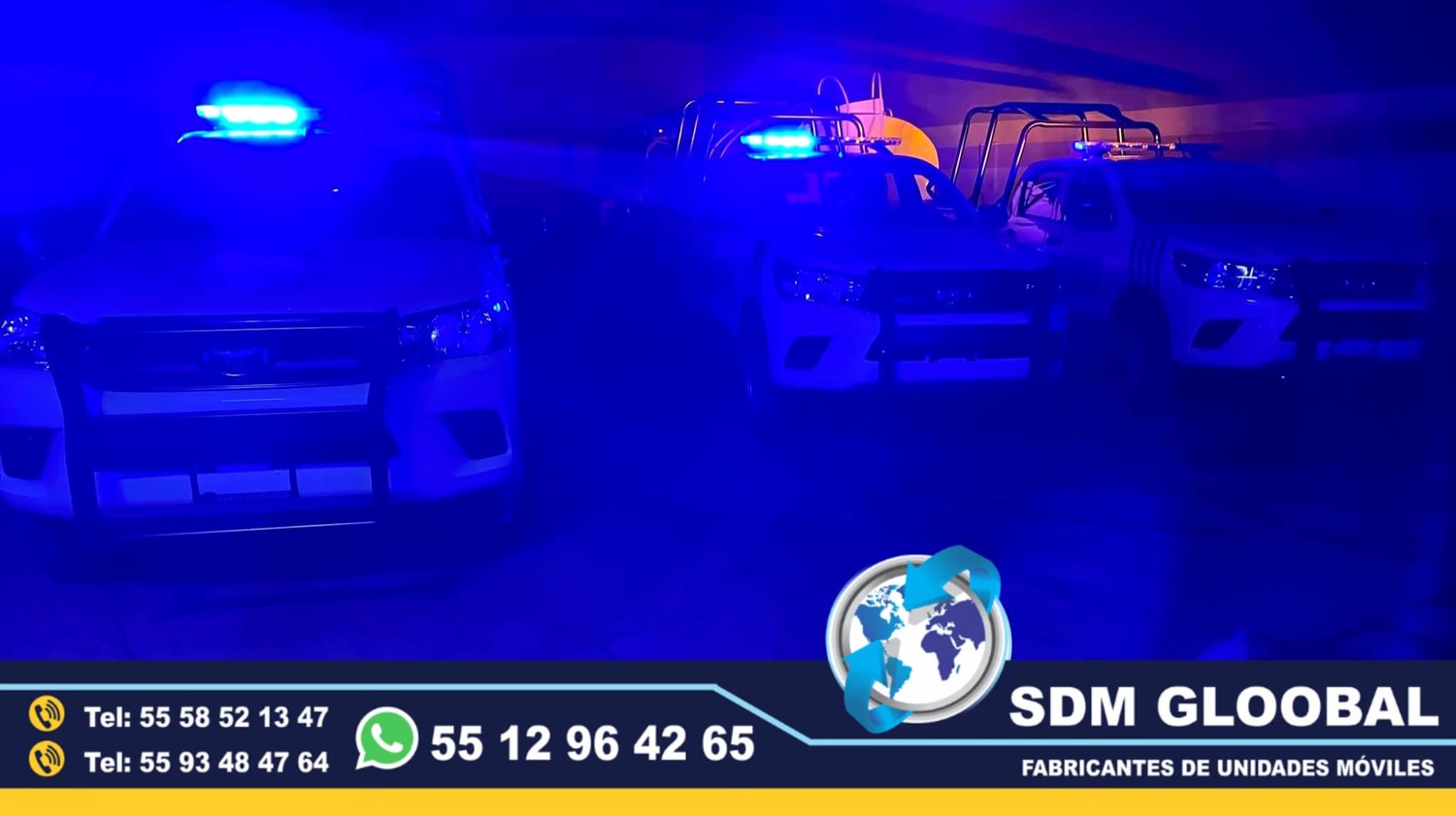 Instalacion de equipo, luces y comunicacion para patrulas