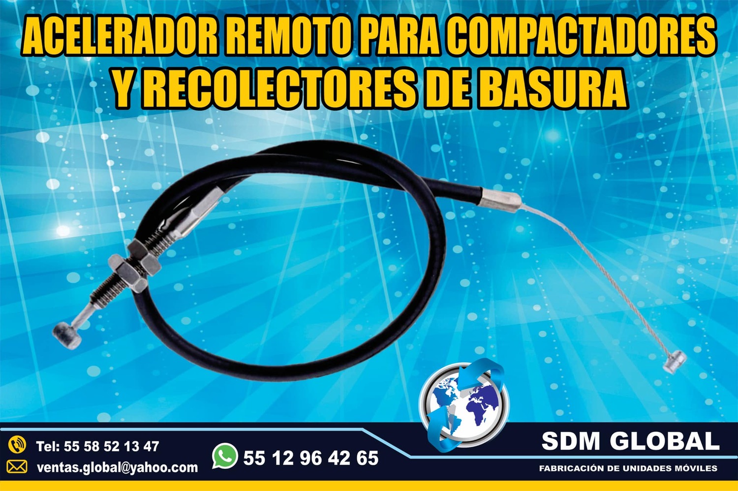 Venta de Acelerador para compactadores recolectores de basura           <br>
