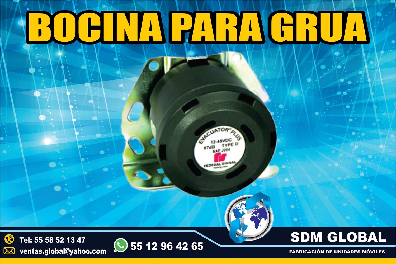 VENTA DE BOCINA Federal Signal           <br>