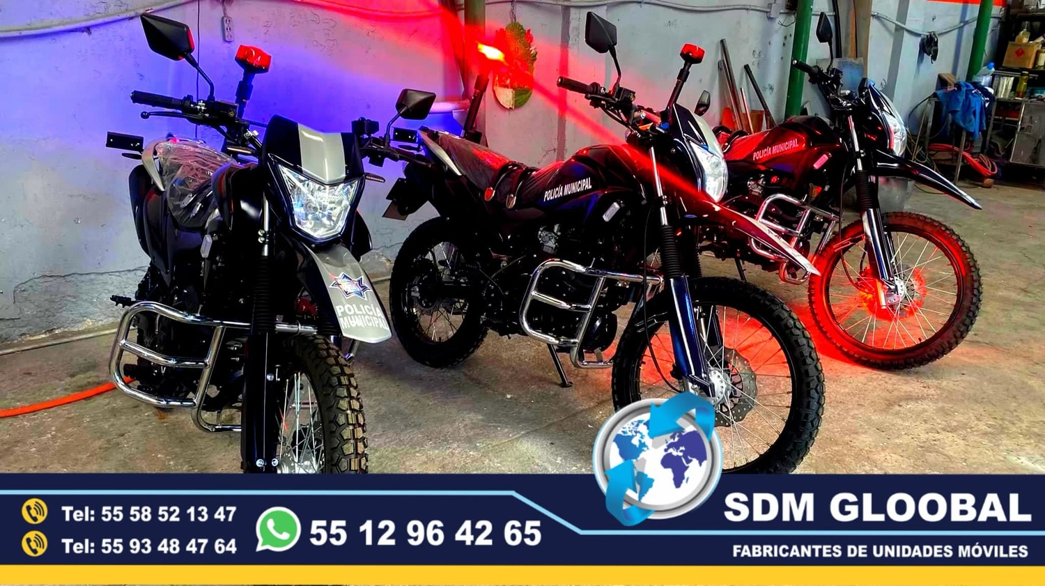 Venta Fabricacion Conversion y Equipamiento de MotoPatrullas cuatrimotos bicicletas  <br>