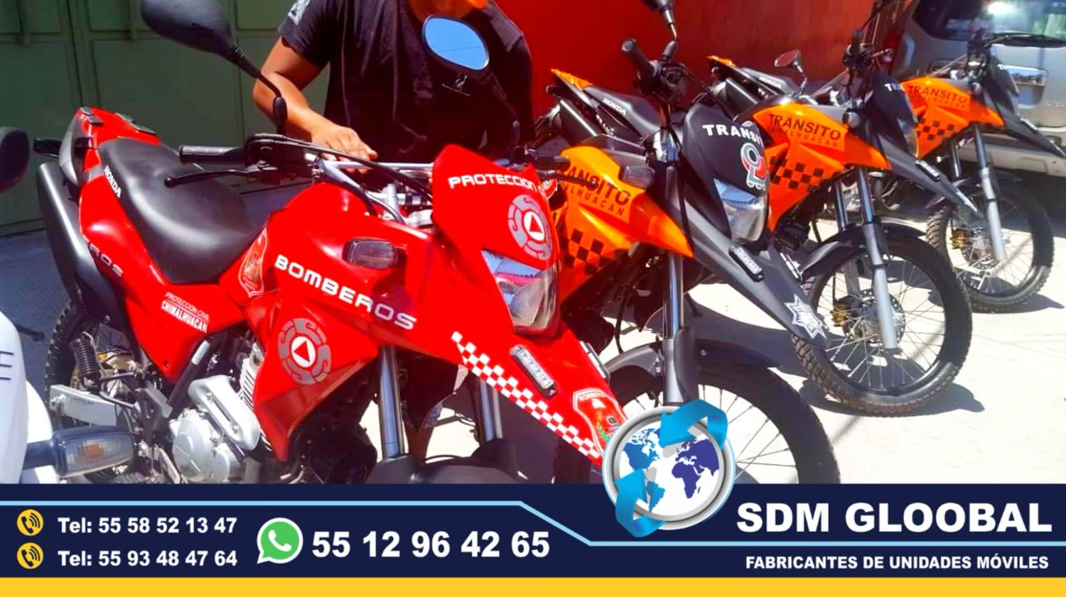Venta Fabricacion Conversion y Equipamiento de MotoPatrullas cuatrimotos bicicletas  <br>