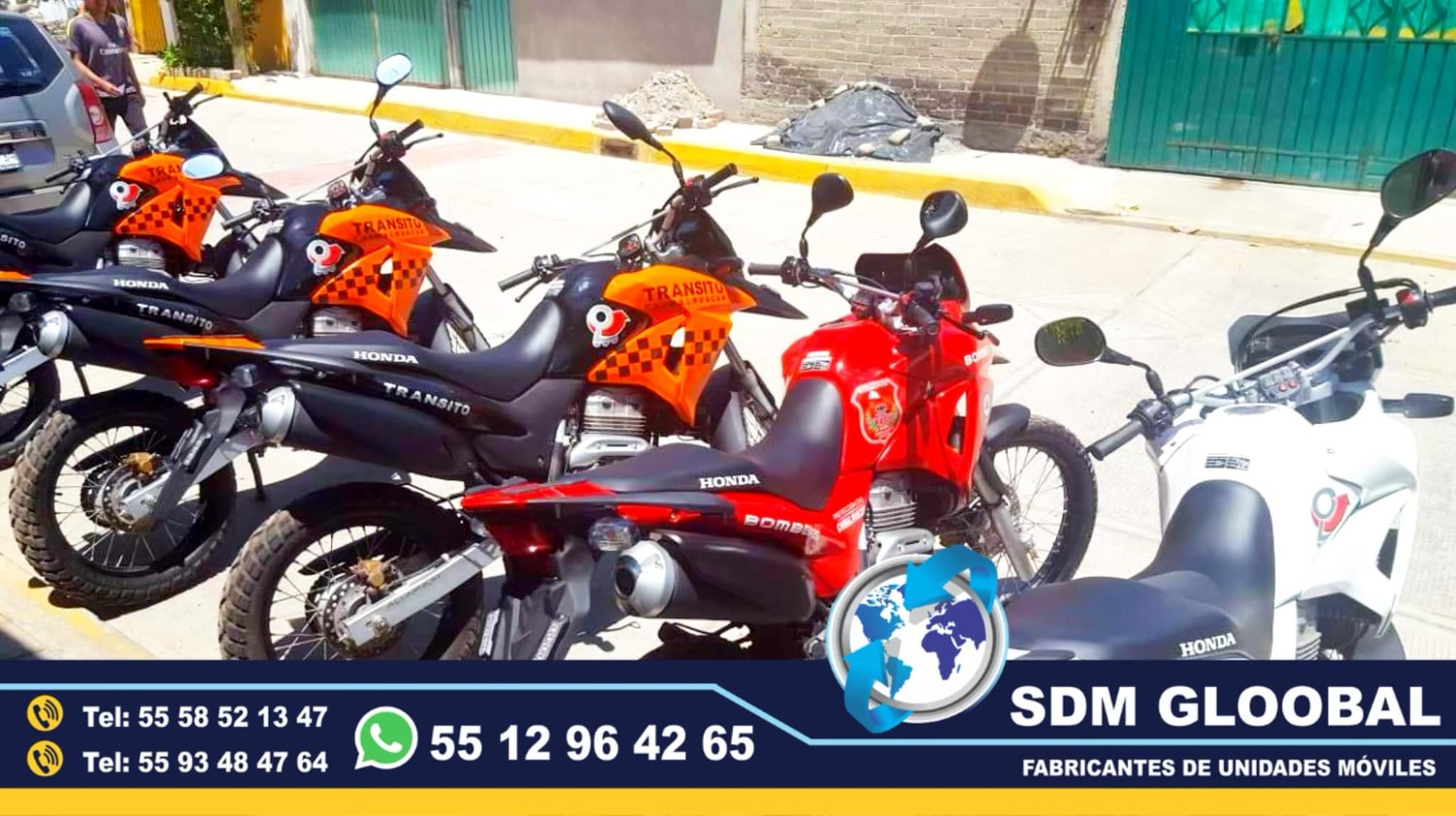 Venta Fabricacion Conversion y Equipamiento de MotoPatrullas cuatrimotos bicicletas  <br>