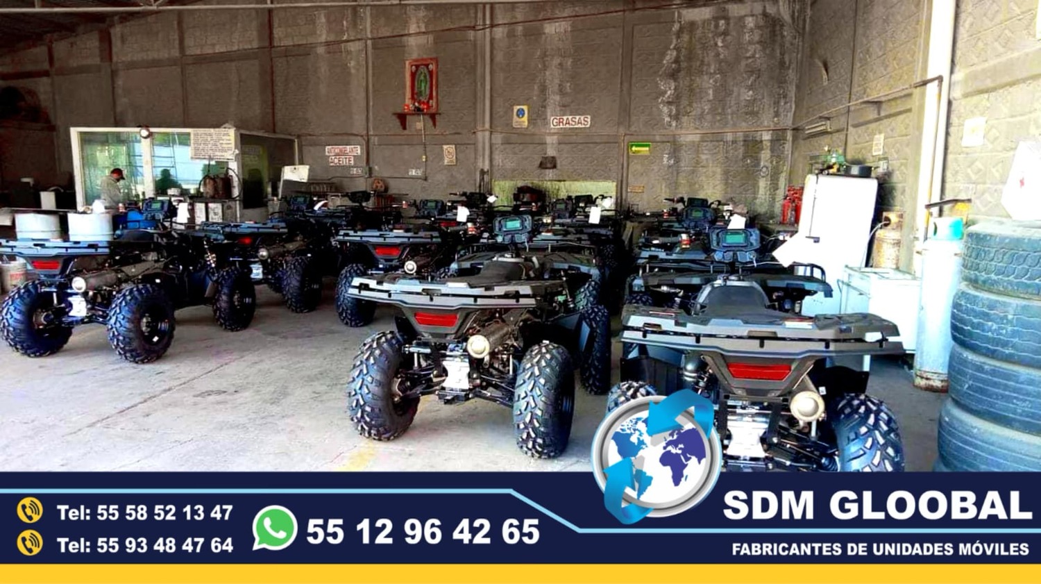 Venta Fabricacion Conversion y Equipamiento de MotoPatrullas cuatrimotos bicicletas  <br>