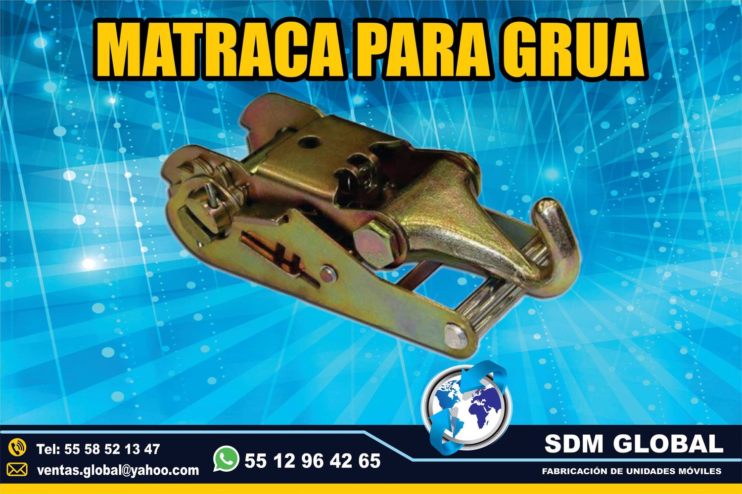 VENTA DE MATRACAS DE AMARRE para gruas    <br>
