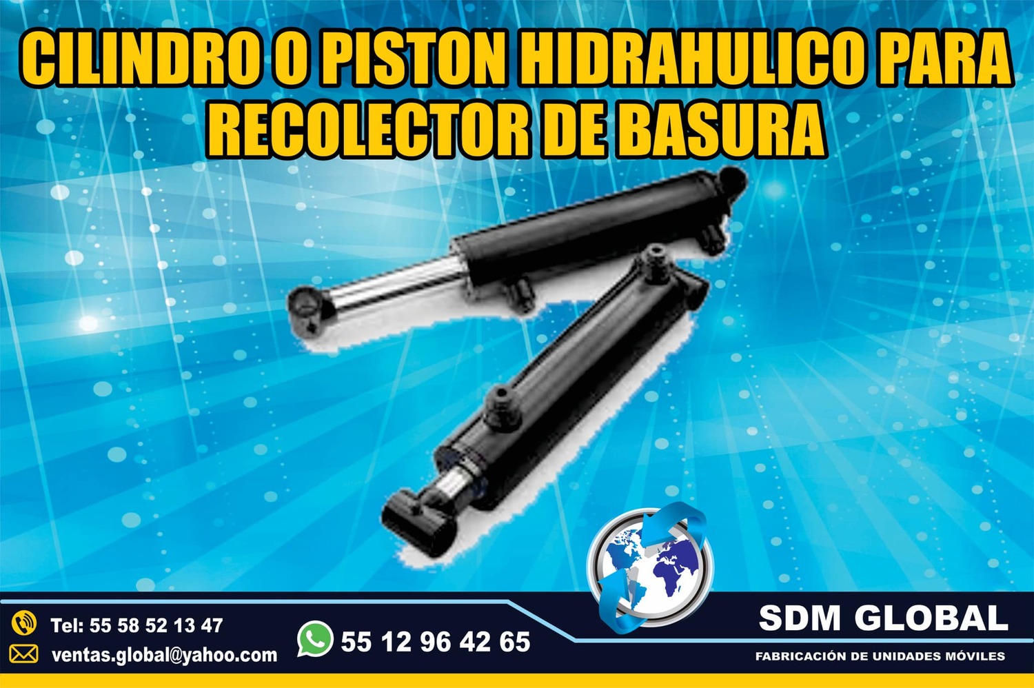 Pistones hidrahulicos para Rampas Hidrahulicas           <br>