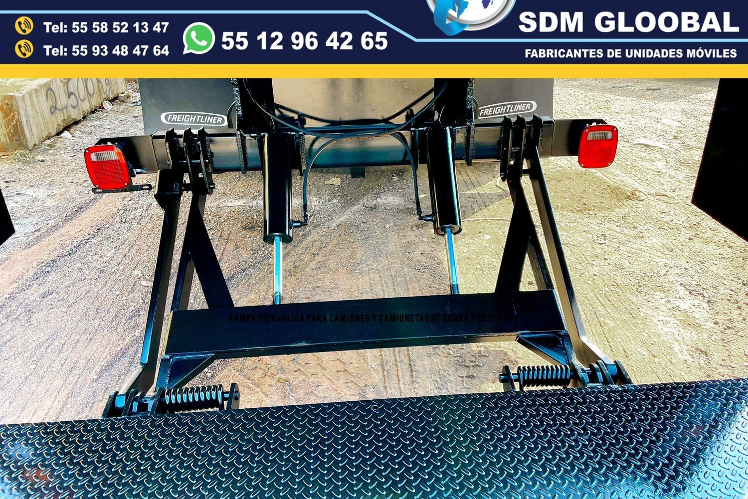 Fabricantes de Rampas Hidraulicas para camioneta y camion de carga   <br>