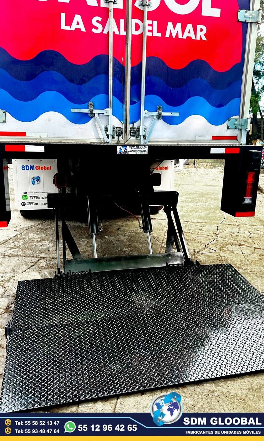 Fabricantes de Rampas Hidraulicas para camioneta y camion de carga <br>