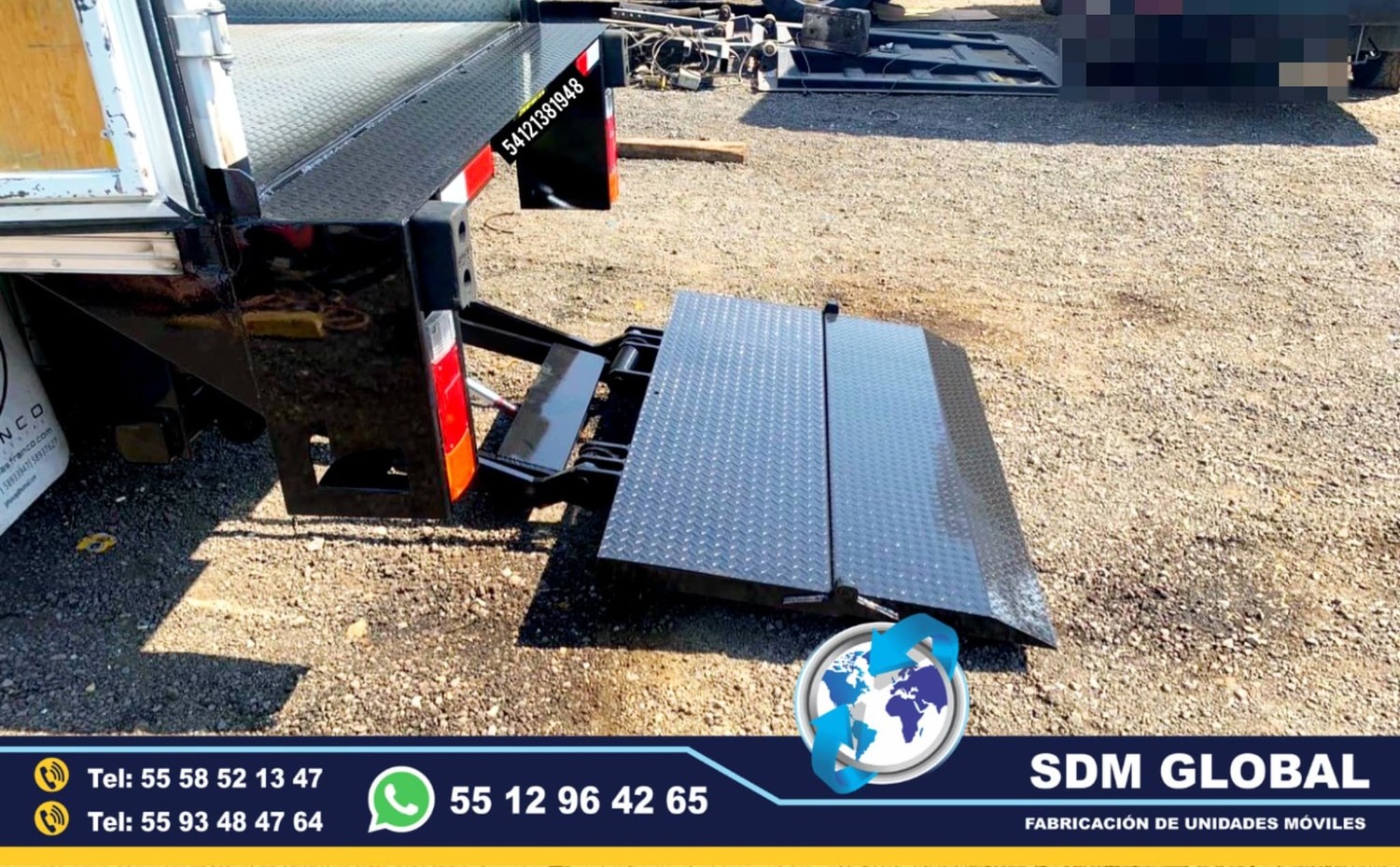 Fabricantes de Rampas Hidraulicas para camioneta y camion de carga        <br>