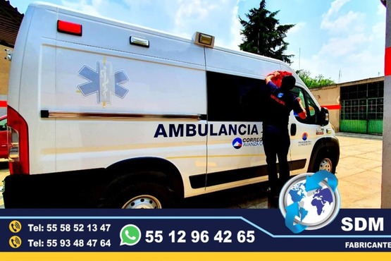 En Sdm Global Mexico Fabricacion conversion equipamiento y venta de Ambulancias de traslado en Mexico, somos fabricantes directos en Mexico. Sdm Global Mexico empresa 100% especializada en la venta fabricación conversión equipamiento de diferentes tipos de ambulancias de traslado y vehículos de emergencia, ofreciendo soluciones personalizadas para diversas necesidades en el mercado nacional.Dedicados a la fabricación de ambulancias y patrullas, ofreciendo servicios relacionados con la seguridad y emergencias, venta de unidades médicas móviles y ambulancias, además de carrocerías industriales,Somos un fabricante mexicano con más de 15 años de experiencia, especializado en la fabricación y comercialización de ambulancias y vehículos de rescate, con un enfoque en la alta calidad y el cumplimiento de normativas mexicanas.Diseñamos y equipamos ambulancias con la tecnología y los materiales necesarios para asegurar funcionalidad y seguridad, cumpliendo con las normativas mexicanas.En Sdm Global Mexico nos dedicamos a la Fabricacion conversion equipamiento y venta de Unidades Moviles Medicas Especiales en Mexico somos fabricantes directos en Mexico.