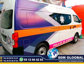 Conversion y Equipamiento de Patrullas nuevas equipadas, Fabricacion y venta de unidades moviles para seguridad publica, privada, rescate, salvamento. SDM Global Mexico somos una empresa líder en el Equipamiento de Patrullas asi como de unidades moviles de rescate, salvamento, proximidad, primer respodiente, equipo tactito, anti motin, fuerzas especiales, semi remolques con personal altamente capasitado para su fabricacion, Roll bar, Tumbaburros, Burrera, Banca central, Defensa trasera, Lona, Rotulacion, Pintura, Torreta de leds, sirena, bocina, codigos, estrobos, luces, etc. somos fabricantes.El término auto o moto Patrulla es utilizado para Patrullar un área concreta asignada. ​ Su función primaria es servir de apoyo a los oficiales de Policía en sus tareas diarias como rondines y traslado de delincuentes. somos fabricantes de unidades moviles especiales.Somos una Empresa Mexicana líder en el Mercado con años de experiencia, especialistas en el Equipamiento de Patrullas Equipadas Cajas y Remolques Unidades Moviles Especiales de Seguridad, Rescate, Salvamento, Salud, Comunicacion, Higine, etc.,Somos fabribricantes directos, distribuidores en todo Mexico, comunicate y te atenderemos personalmente.