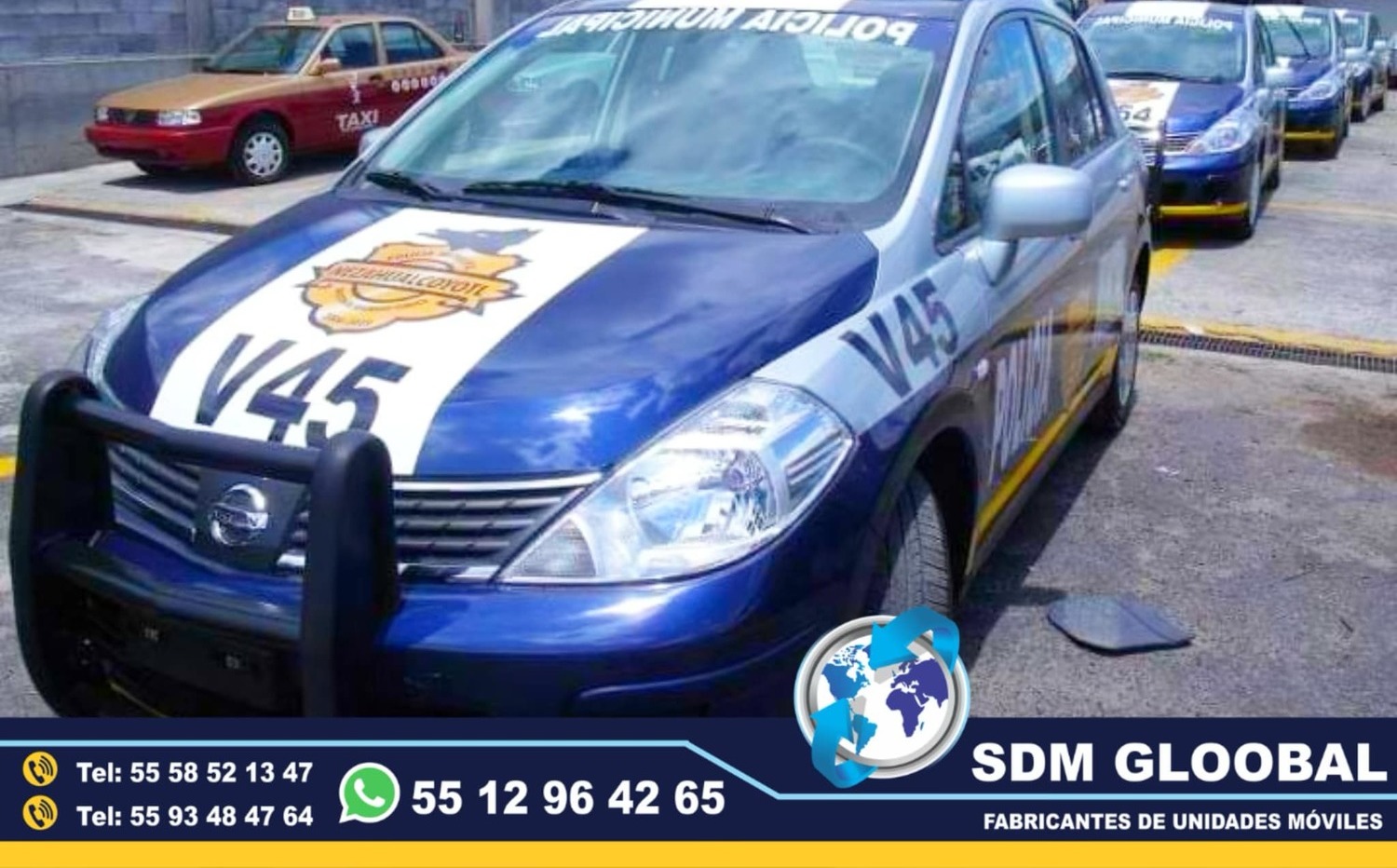 Fabricantes de Patrullas Sedan  Conversion Equipamiento Venta<br>