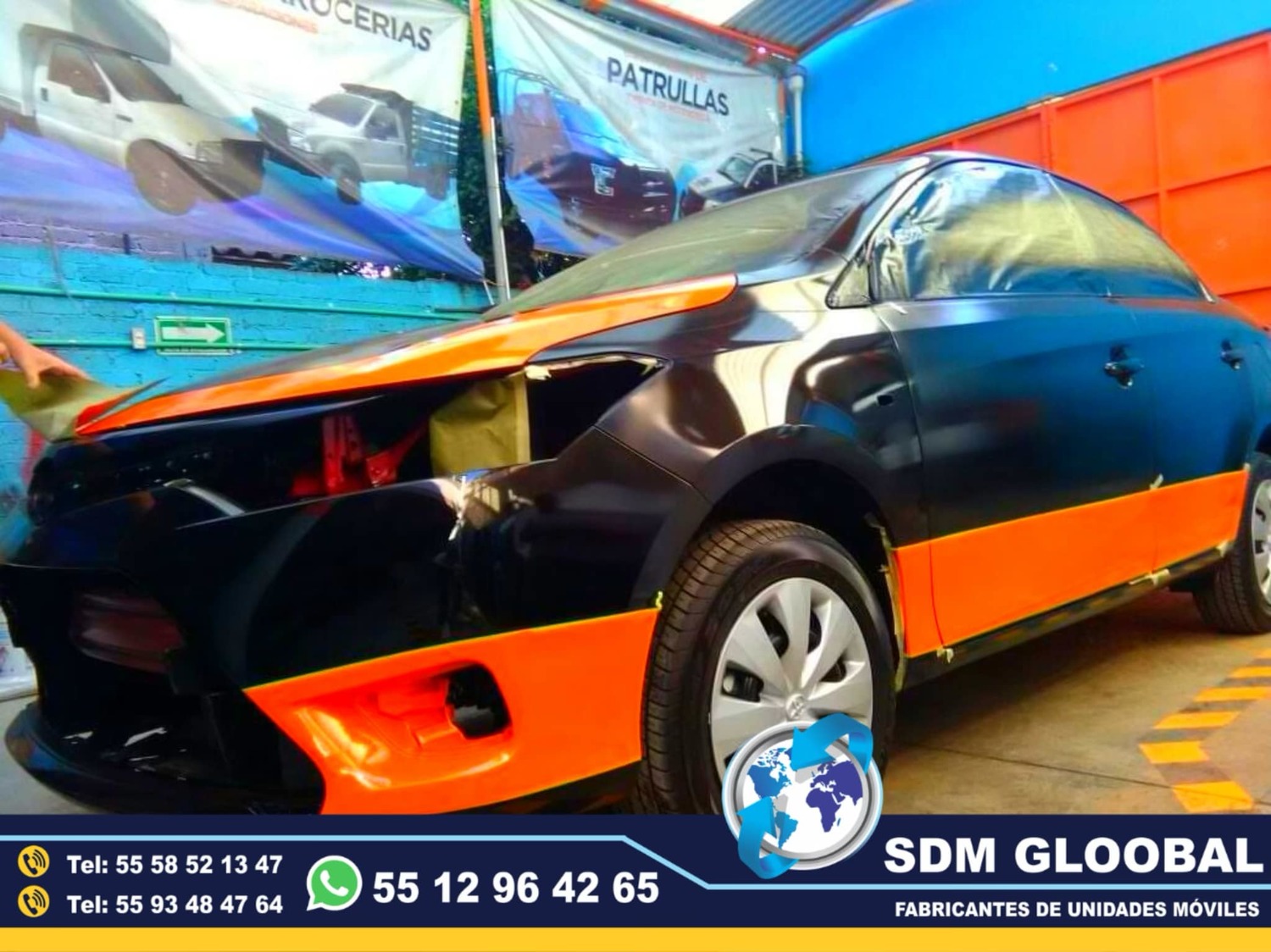 Pintura y rotulacion de patrullas sedan pick up motopatrullas<br>