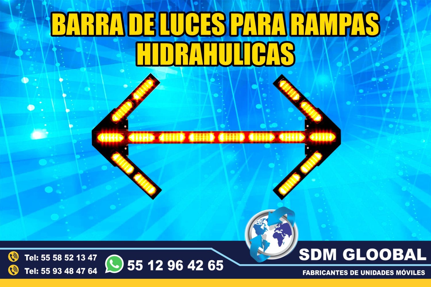 Venta de Mini torreta ambar para Rampas Hidraulicas de carga           <br>