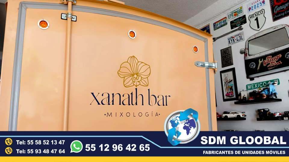Equipamiento de Unidades Moviles en para venta de alimentos bebidas  <br>