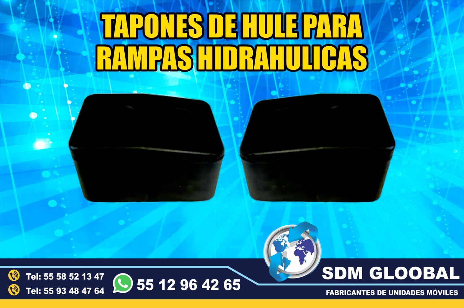 Venta de Tacones o topes para Rampas Hidraulicas de carga           <br>