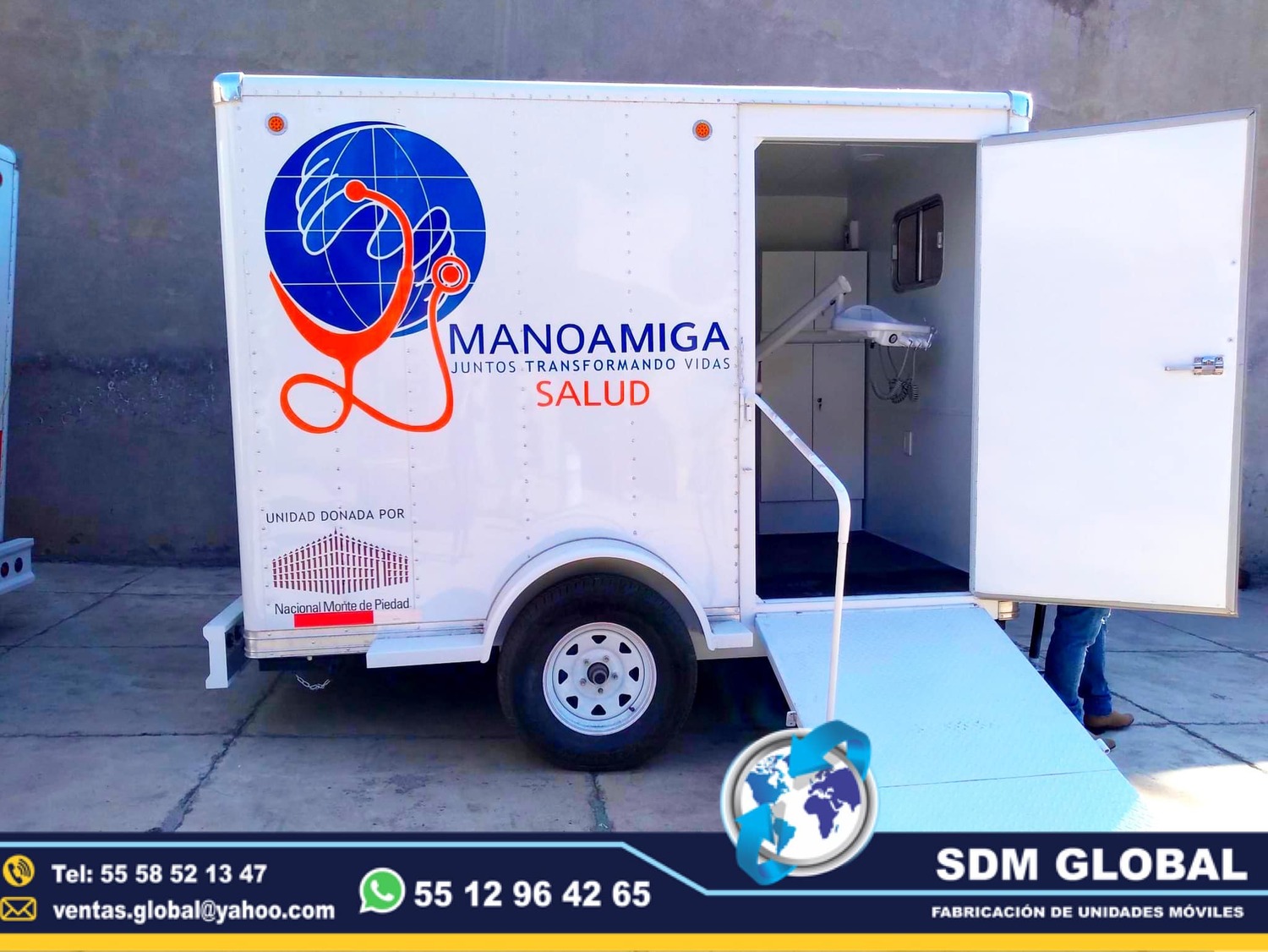 Equipamiento de Unidades Medicas Moviles Especiales en Mexico  <br>