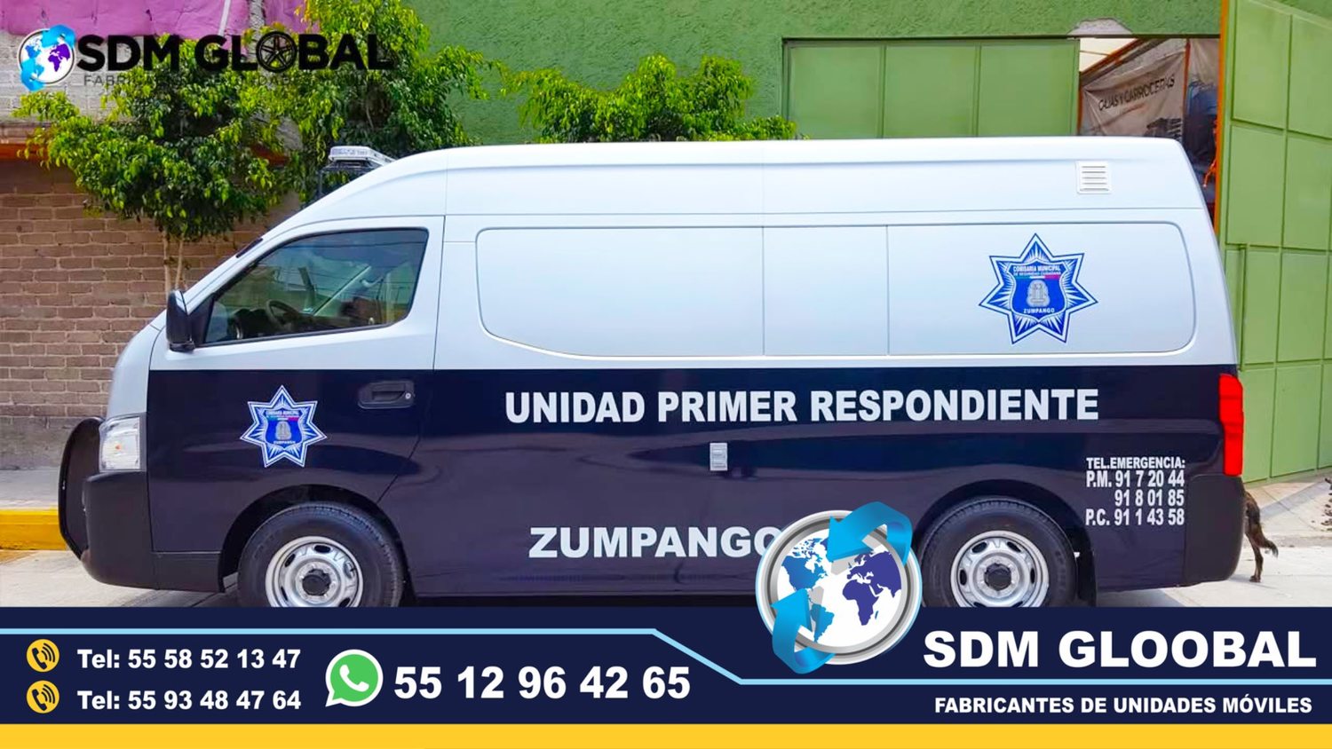 Fabrica de Unidades Moviles de Primer Respondiente de seguridad publica municipal.  <br>