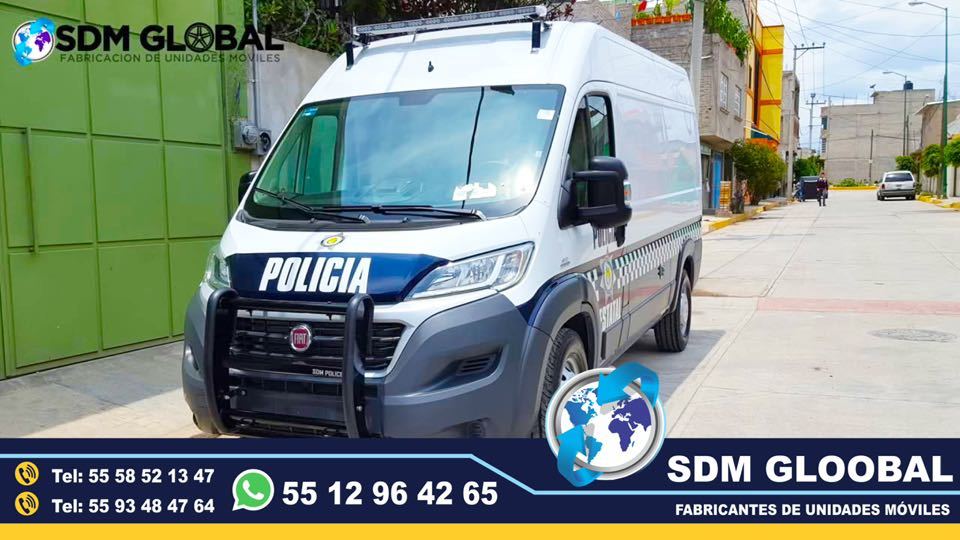Fabrica de Unidad Movil para para seguridad publica, rescate, proteccion, salvamento, asuntos internos, tramites, proximidad, reaccion, primer respondiente, equipadas con tenologia, comunicaciones, accesorio.  <br>