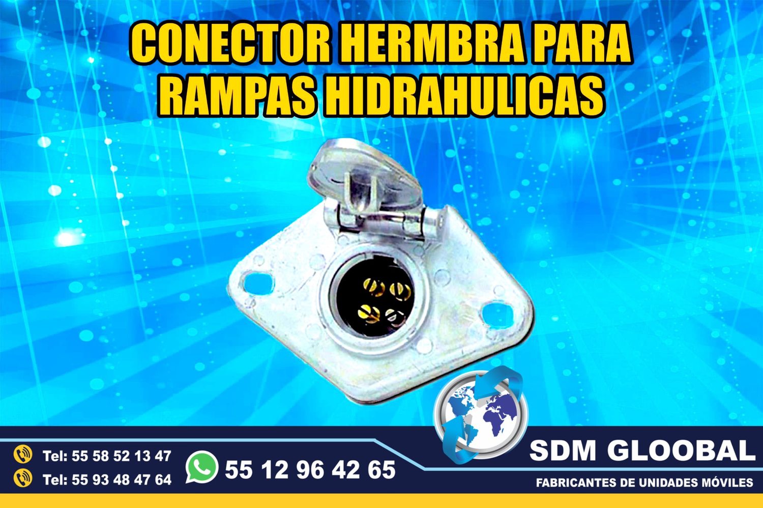 Venta de Conector hembra Rampas Hidraulicas de carga y descarga           <br>