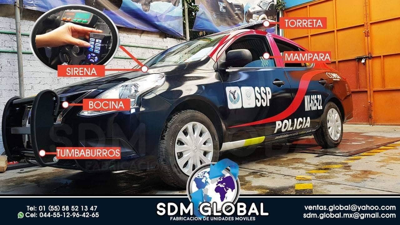 Fabrica de Patrullas Sedan  Conversion Equipamiento Venta<br>