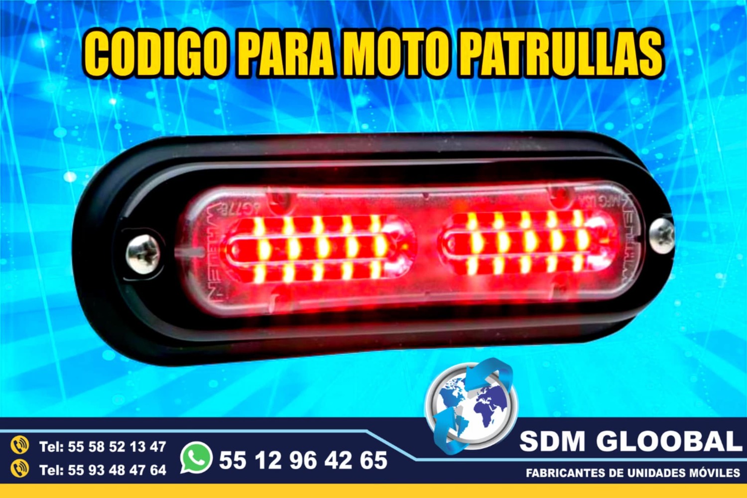 Venta e Instalacion de Luces Perimetrales Auxiliares Emergemcia para Ambulancias de Traslado   <br>