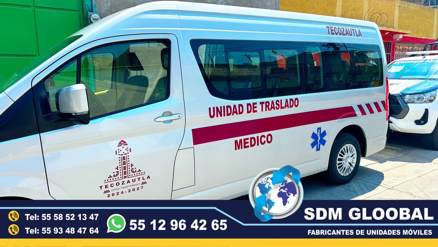 Equipamiento de Unidades Medicas Moviles Especiales en Mexico  <br>
