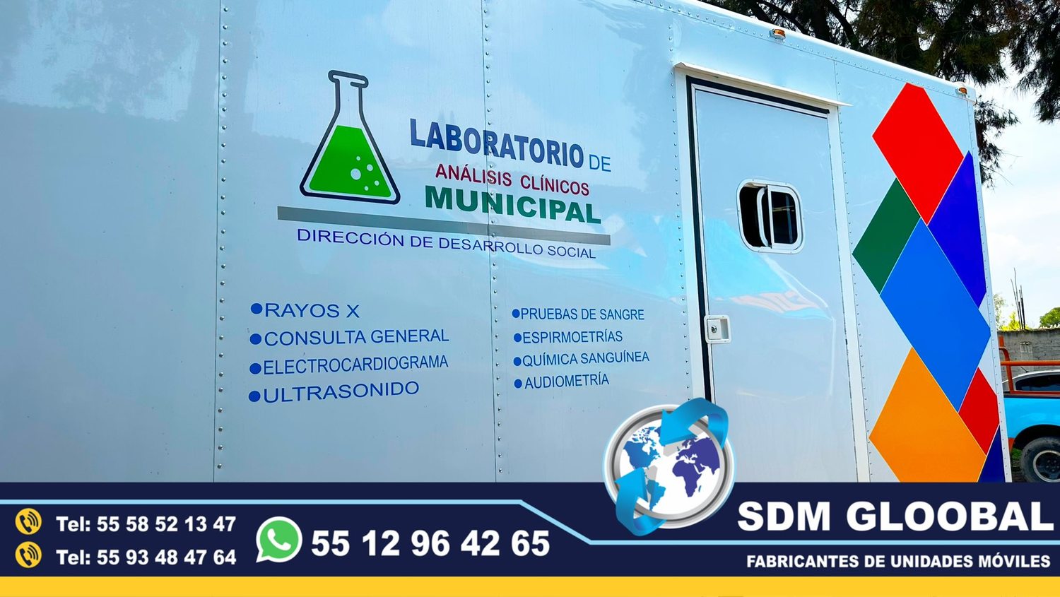 Equipamiento de Unidades Medicas Moviles Especiales en Mexico<br>