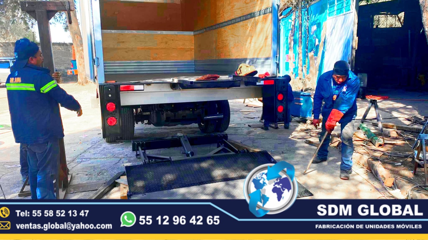 Fabricantes de Rampas Hidraulicas para camioneta y camion de carga   <br>